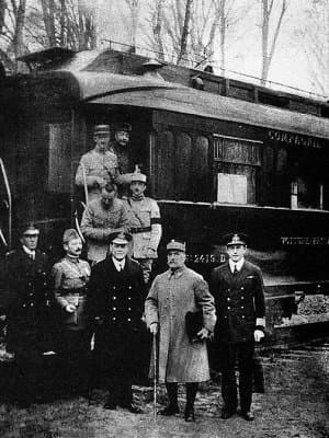 Allied Representatives at the Signing of the Armistice