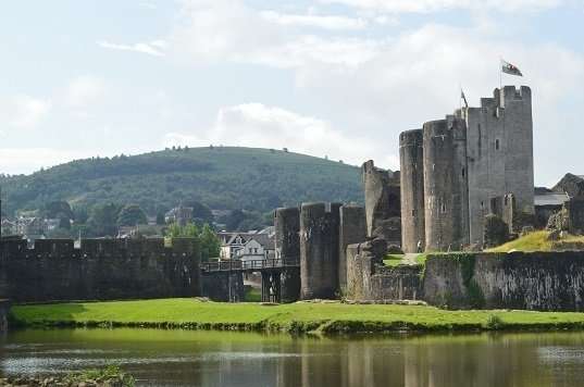 Caerphilly Castle Moat
