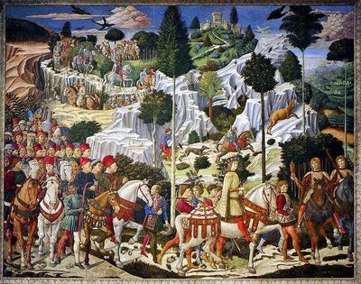 Procession of the Magi by Benozzo Gozzoli