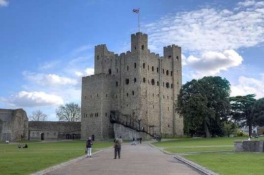 Square Stone Keep at Rochester Castle