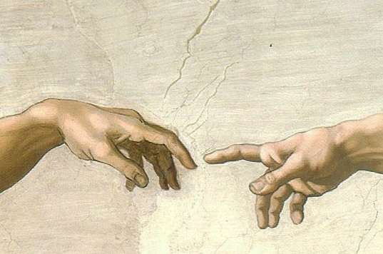 <i>The Creation of Adam</i> by Michelangelo